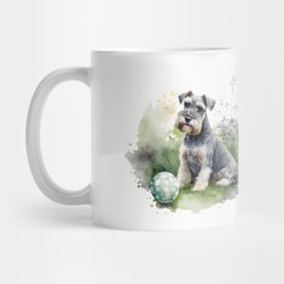 Miniature Schnauzer Watercolour Painting Mug